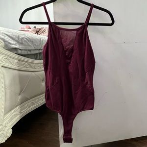 Bozzolo burgundy bodysuit